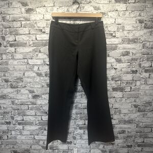 EUC New York & Company Stretch Black Flared Dress Pants Size 6P